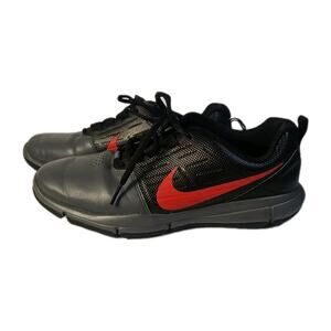 Nike Explorer CTRL Golf Shoes Black Red Mens 8 Spikeless 704694